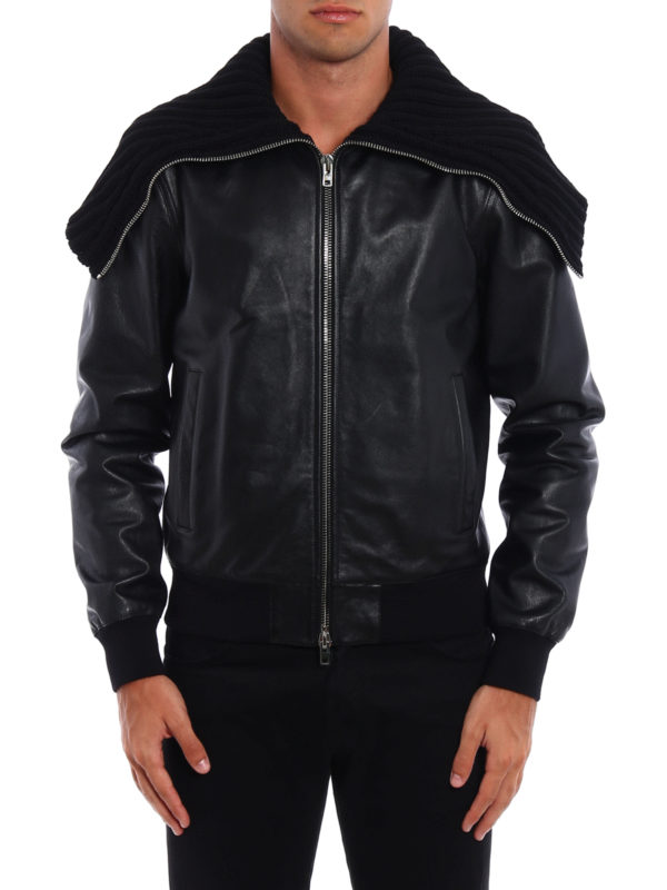 GIVENCHY: Lederjacken online - Lederjacke - Schwarz