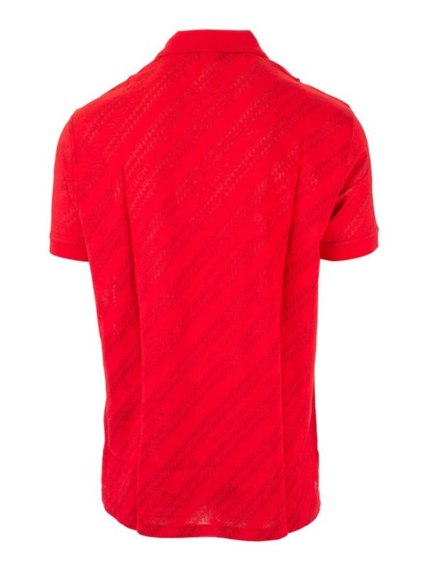 GIVENCHY: polo shirts online - Branded polo shirt in red
