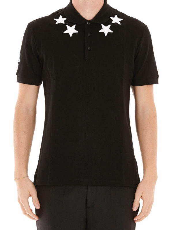GIVENCHY: Polos online - Polo Negro Para Hombre