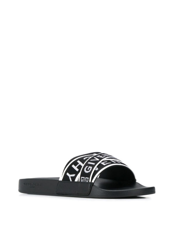 GIVENCHY: sandals online - Givenchy 4G jacquard pool slides
