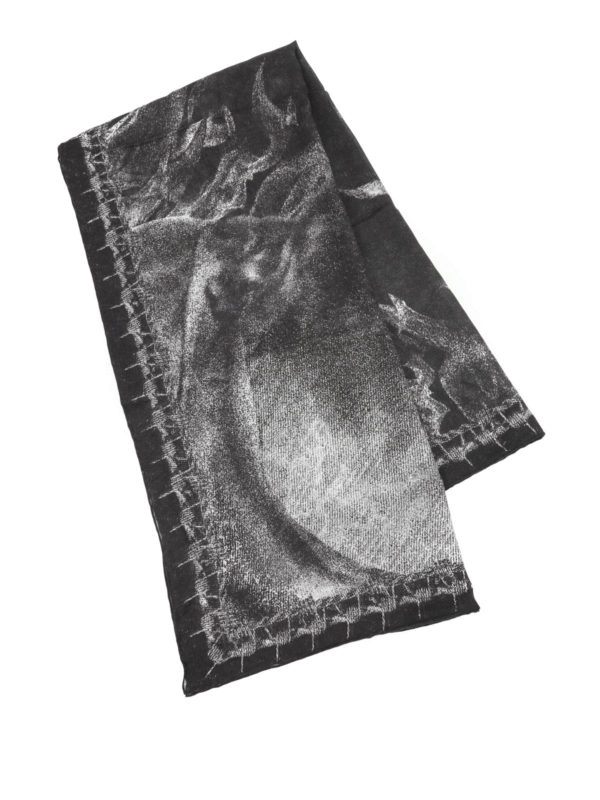 GIVENCHY: scarves online - Jesus print scarf