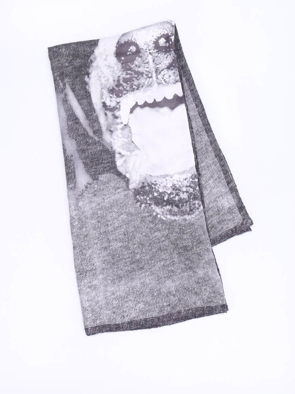 GIVENCHY: scarves online - Rottweiler cashmere blend scarf