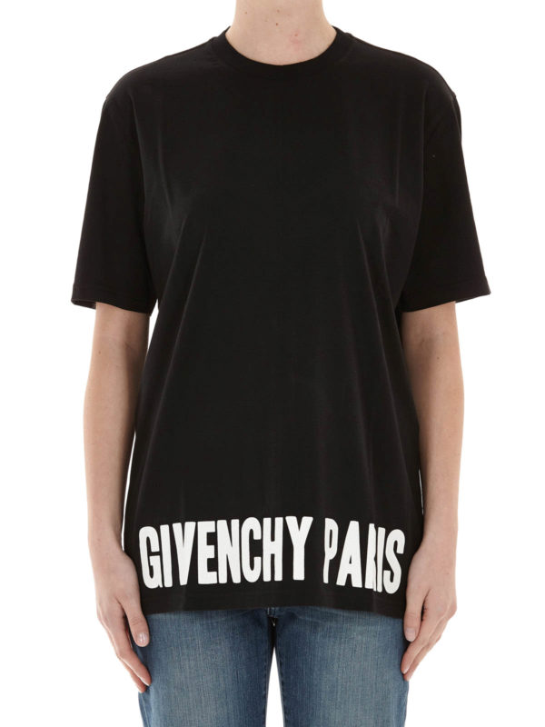 GIVENCHY: t-shirts online - Oversize cotton T-shirt