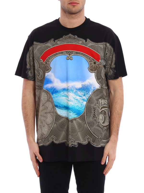 GIVENCHY: t-shirt online - T-shirt over con stampa