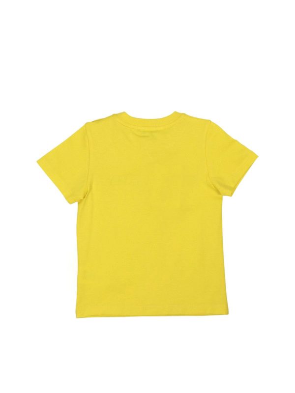 GIVENCHY: t-shirts online - Yellow t-shirt with logo
