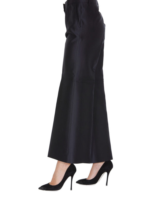 GIVENCHY: Tailored & Formal trousers online - Taffeta flared trousers