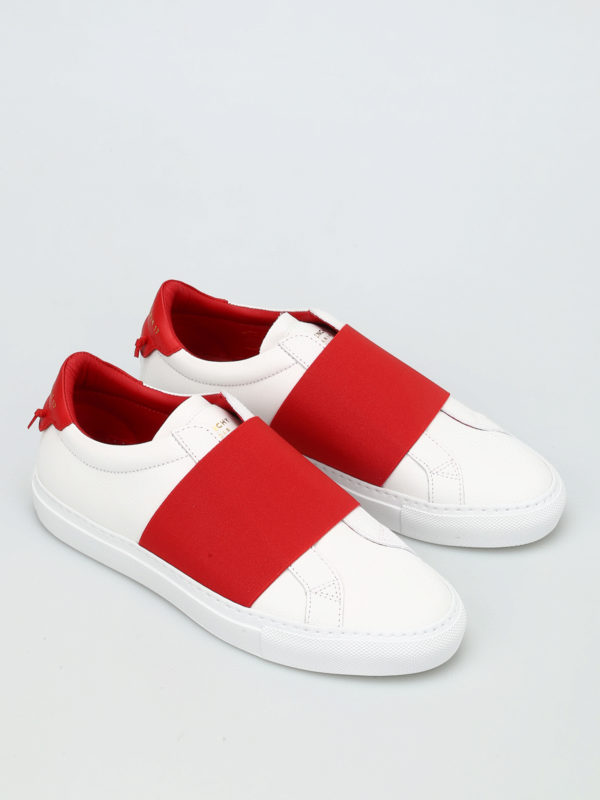 GIVENCHY: trainers online - Elasticated strap leather slip-ons