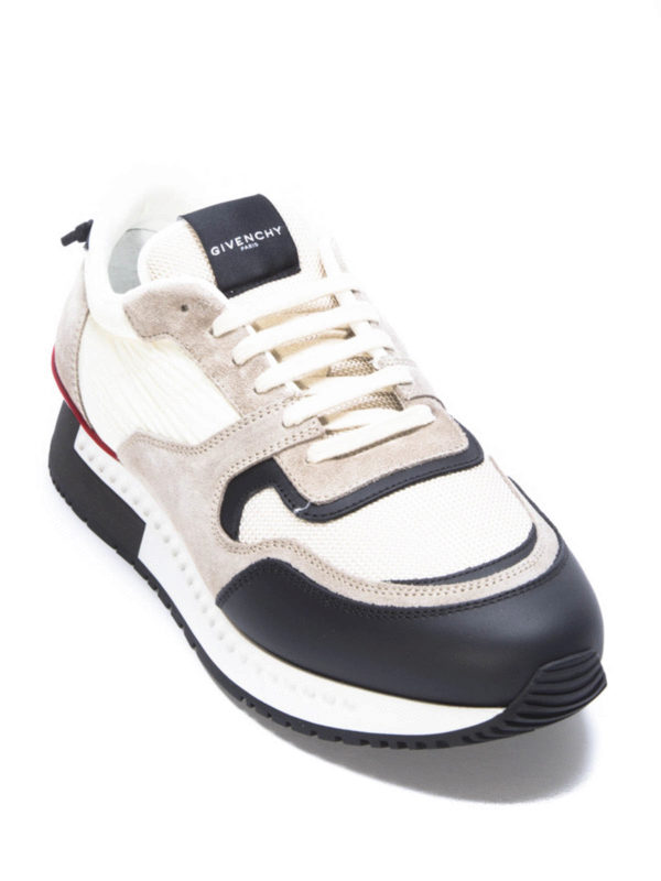 GIVENCHY: trainers online - Sneakers with leather inserts