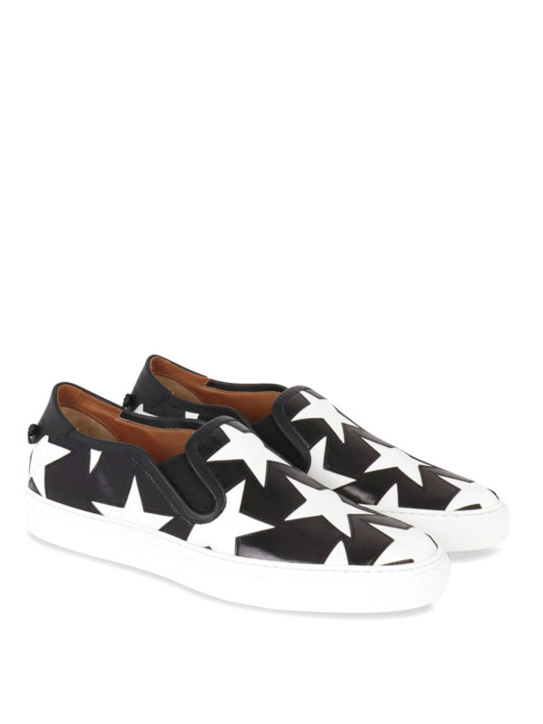 GIVENCHY: trainers online - STAR PATCH SLIP-ON SNEAKERS
