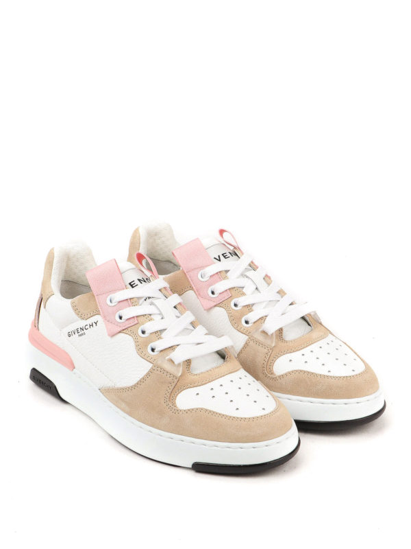 GIVENCHY: trainers online - Wing leather sneakers