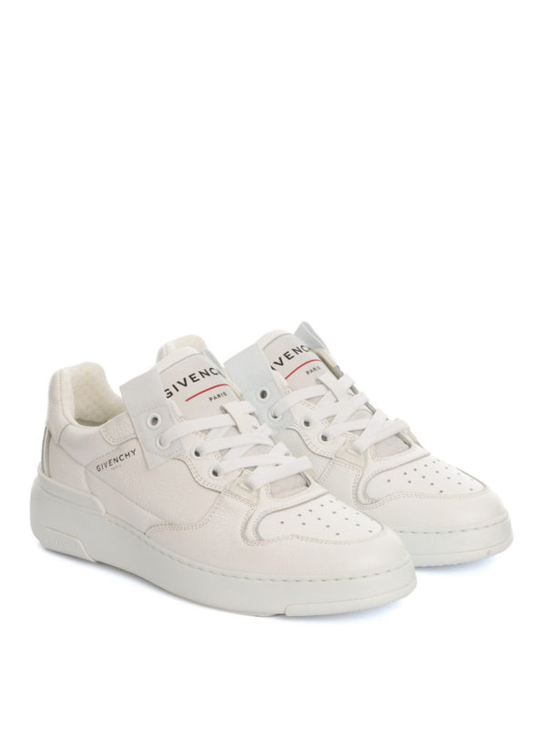 GIVENCHY: trainers online - Wing low top leather sneakers