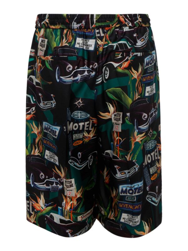 GIVENCHY: Trousers Shorts online - Printed Bermuda shorts