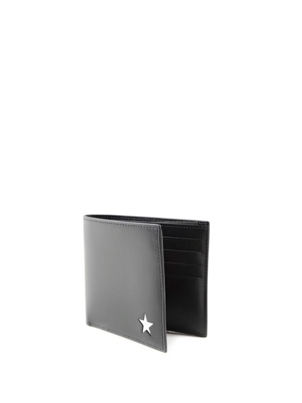 GIVENCHY: wallets & purses online - Star logo leather wallet