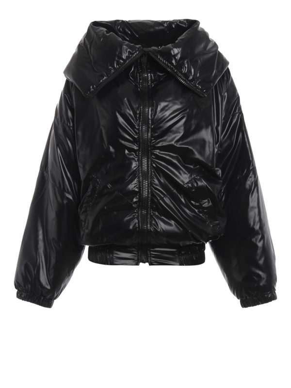 GIVENCHY: padded jackets - Back logo print padded jacket