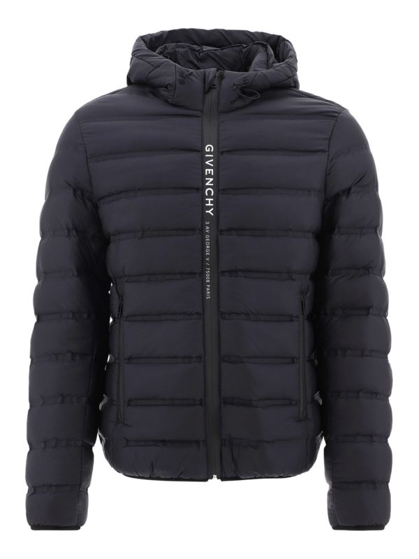 GIVENCHY: Kurze Daunenjacken - Daunenjacke - Schwarz
