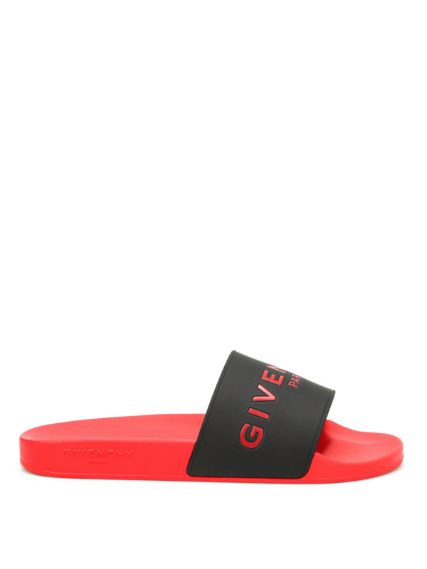 GIVENCHY: Sandalias - Sandalias Rojas Para Hombre