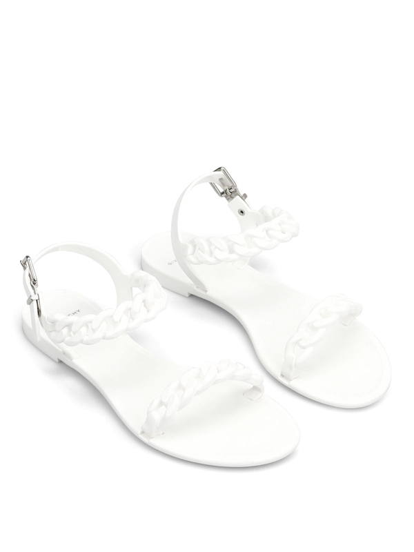 GIVENCHY: Sandalen - Jelly Gummisandalen