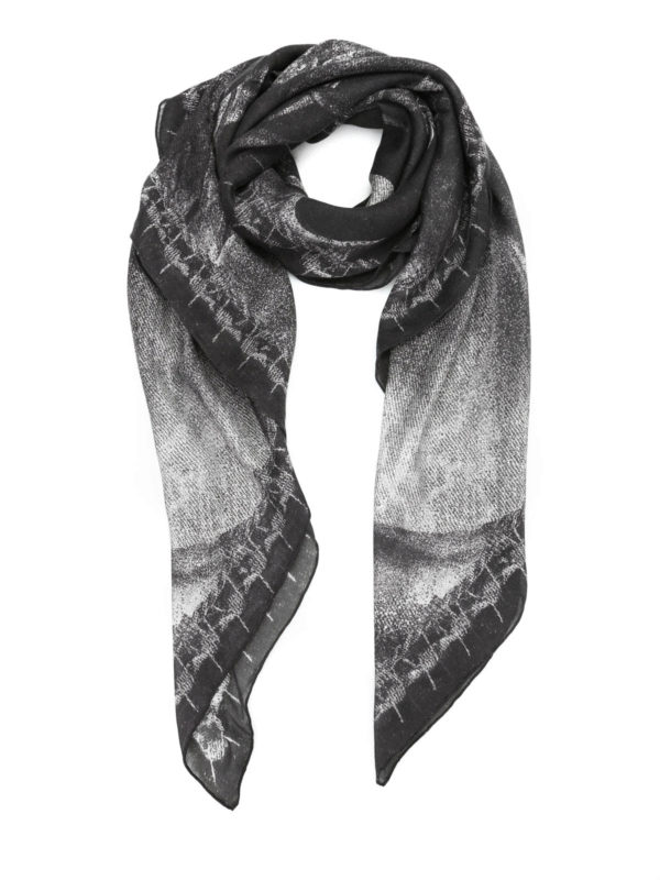 GIVENCHY: scarves - Jesus print scarf