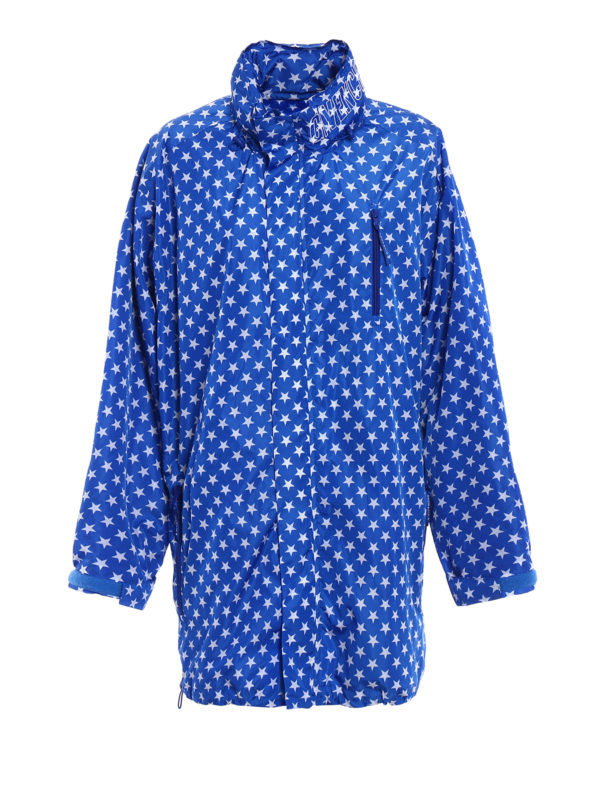 GIVENCHY: short coats - Stars patterned raincoat
