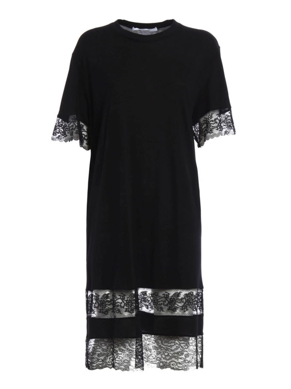 T shirt dress shop with lace bottom