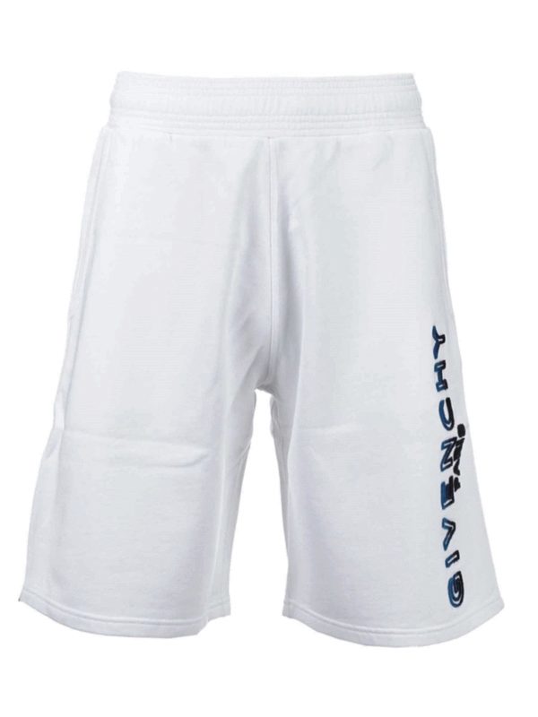 GIVENCHY: shorts - Logo shorts in white