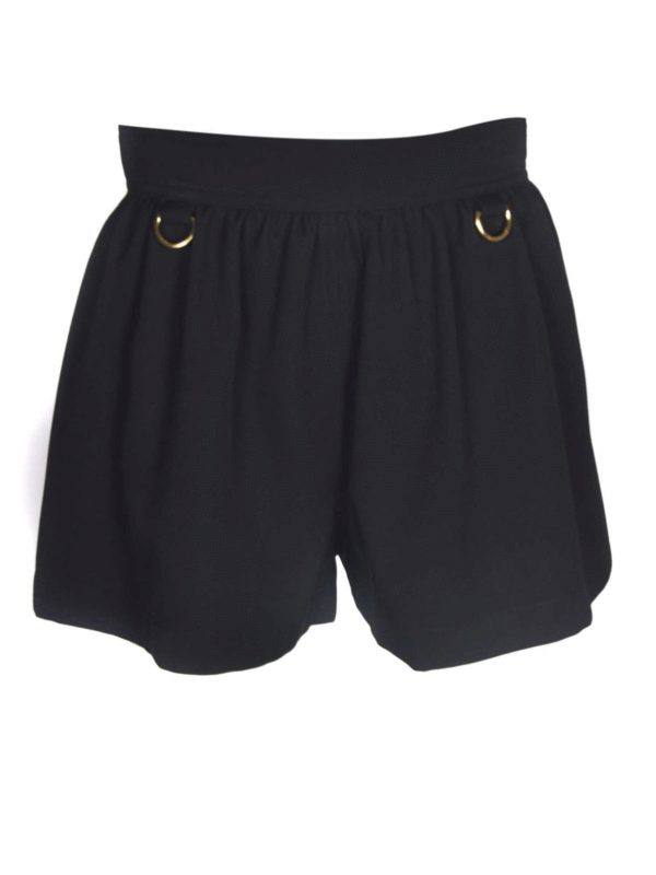 GIVENCHY: shorts - Rings detail shorts in black