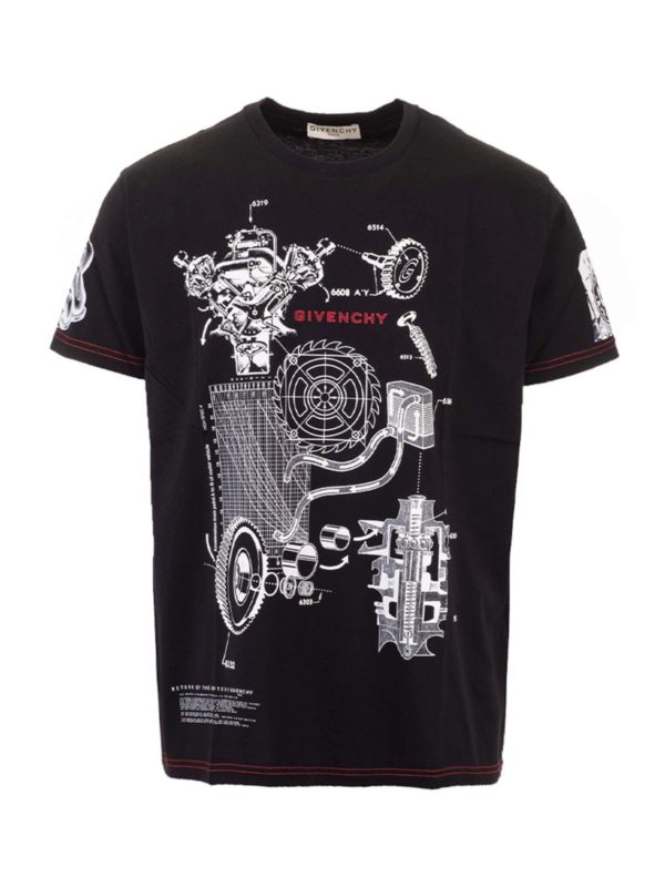 GIVENCHY: Camisetas - Camiseta - Schematics