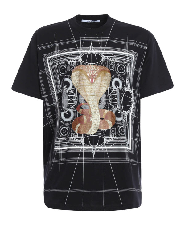 GIVENCHY: t-shirts - Cobra T-shirt
