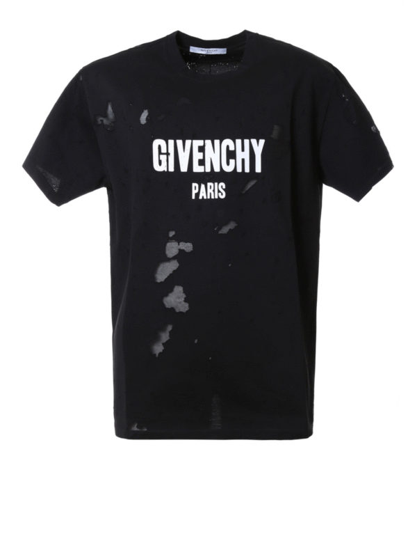 GIVENCHY: T-shirts - T-Shirt Noir Pour Homme