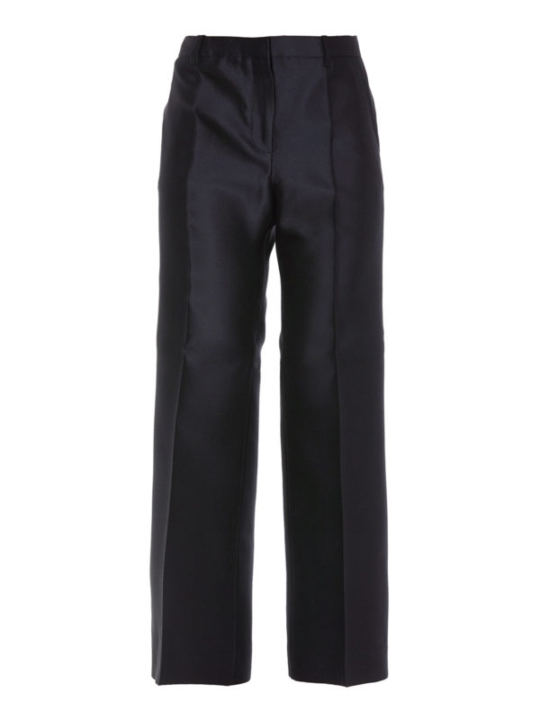 GIVENCHY: Tailored & Formal trousers - Taffeta flared trousers