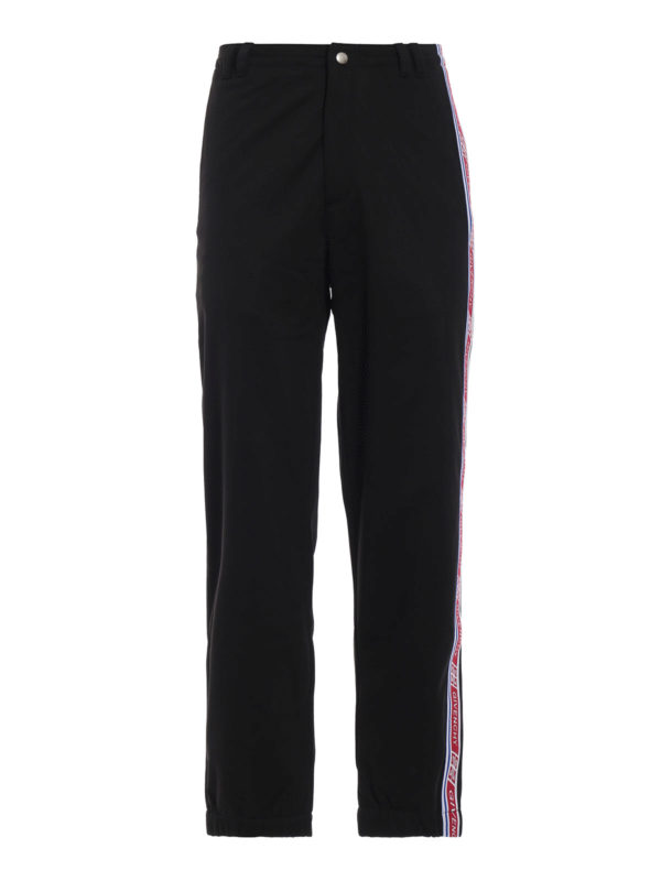 GIVENCHY: tracksuit bottoms - 4G Givenchy side band track pants