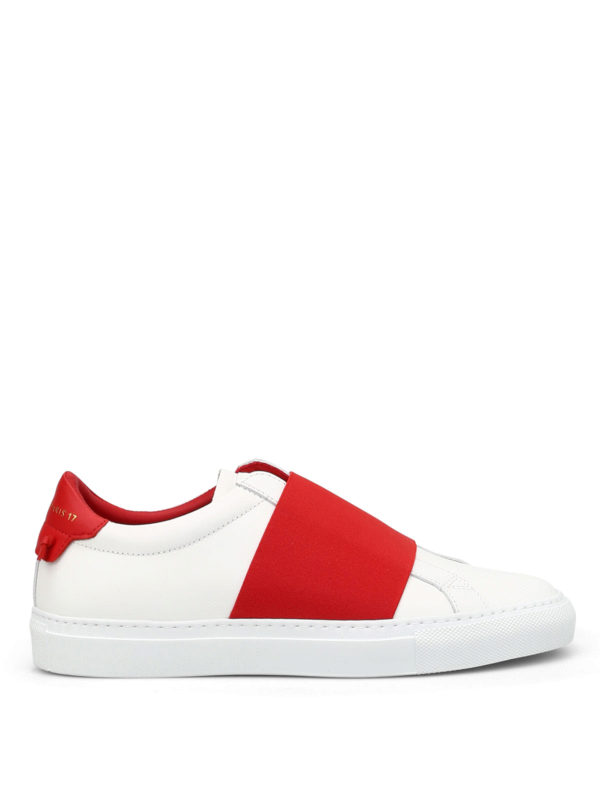 GIVENCHY: trainers - Elasticated strap leather slip-ons