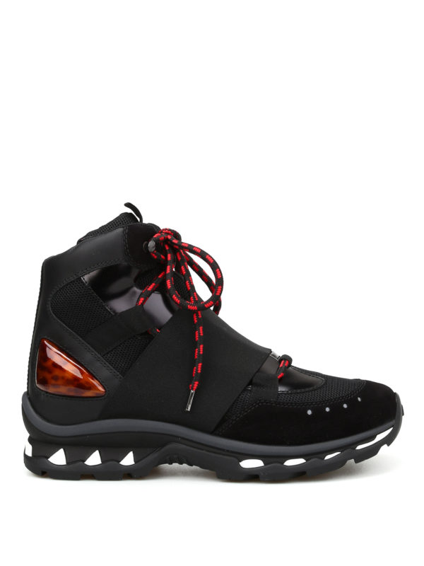 GIVENCHY: trainers - High top elastic strap sneakers