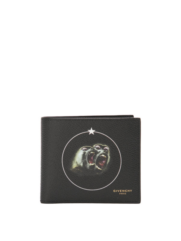 GIVENCHY: wallets & purses - Monkey print wallet