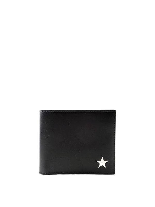 GIVENCHY: wallets & purses - Star logo leather wallet