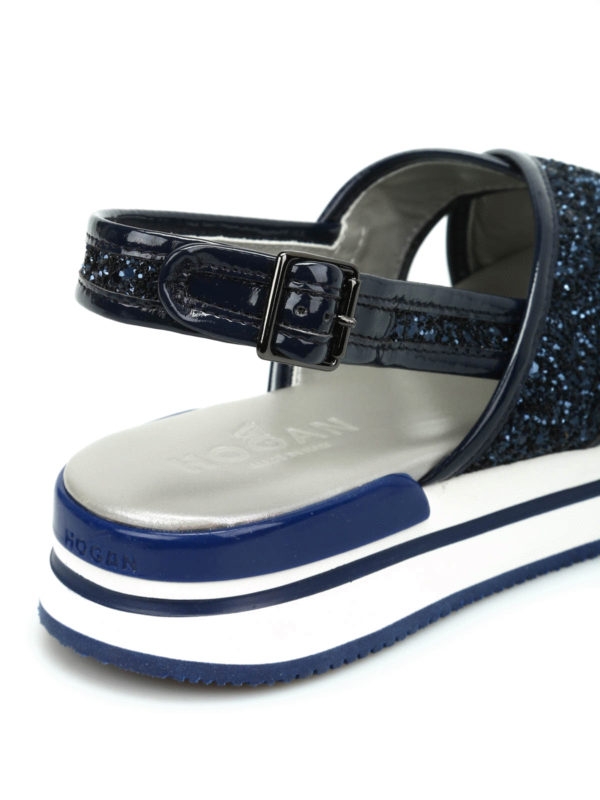 Glitter sandals shop online: HOGAN