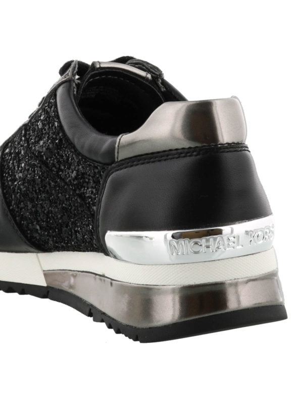 Glittered Allie sneakers shop online: MICHAEL KORS