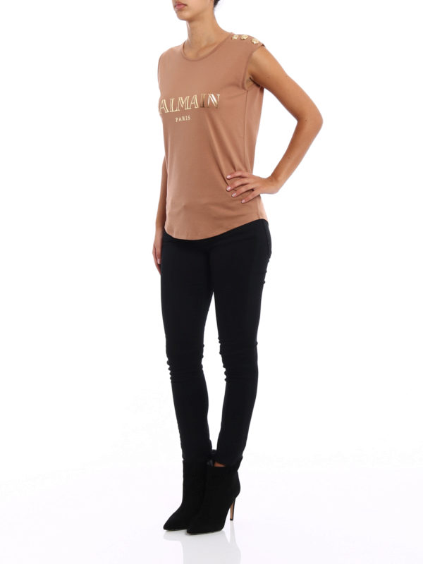 Top - Dunkelrosa shop online: Balmain