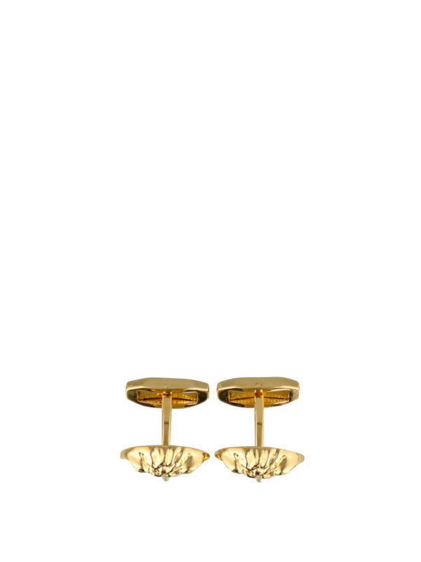 Gold-toned metal cufflinks shop online: VERSACE