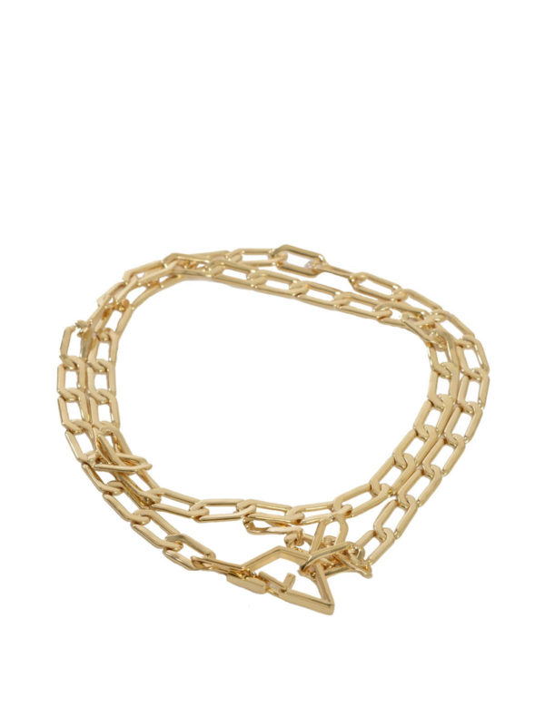 GOLDEN GOOSE: belts - Gold tone chain belt
