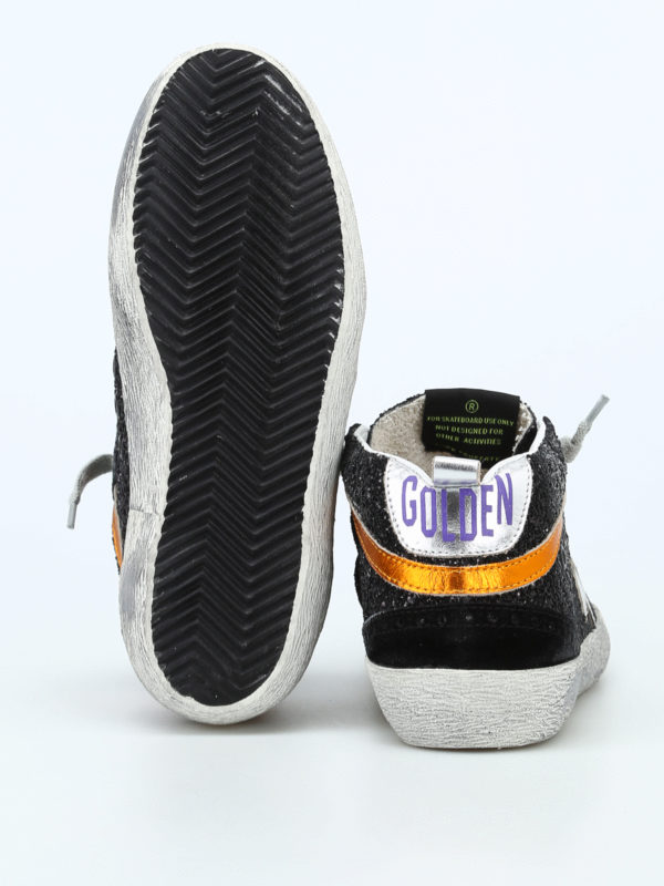GOLDEN GOOSE buy online Mid Star glittered leather high-top sneakers