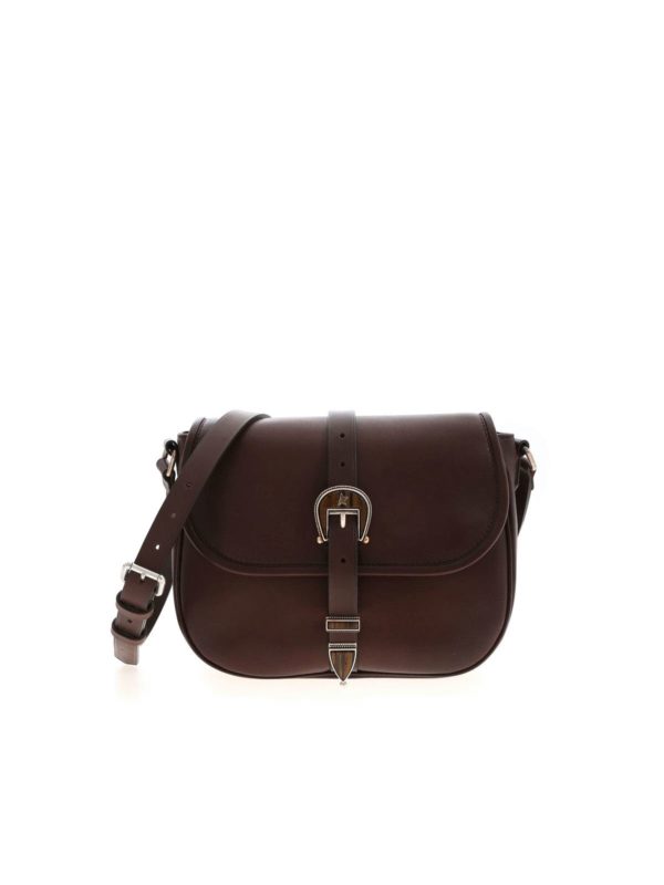 GOLDEN GOOSE: クロスボディバッグ - クロスボディバッグ - ブラウン