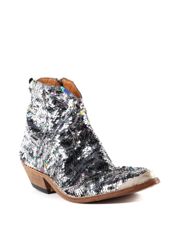 GOLDEN GOOSE: Stiefeletten online - Stiefeletten - Silber