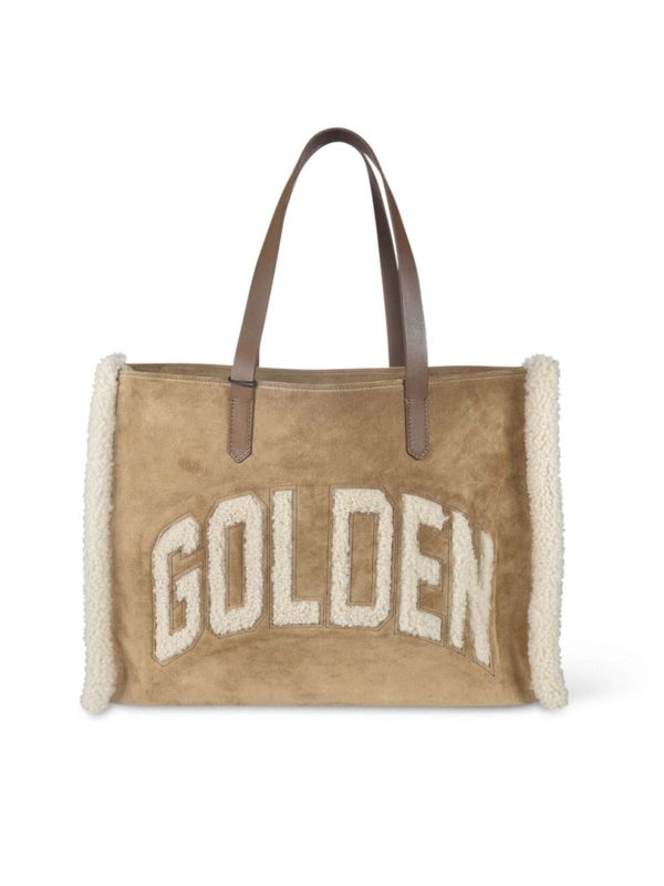 GOLDEN GOOSE: shopper - Borsa California in pelle scamosciata