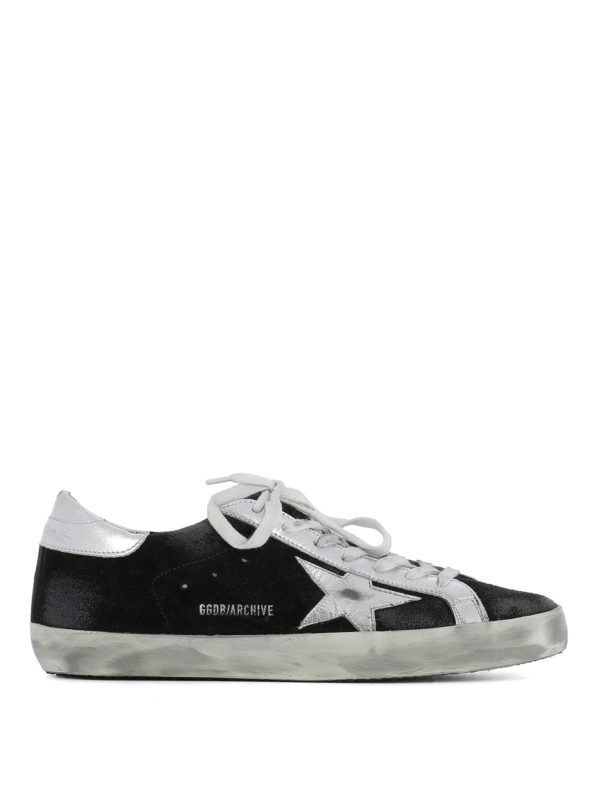 اسپرت،اسنیکرز Golden Goose - Archive black suede sneakers - GARMS590E54