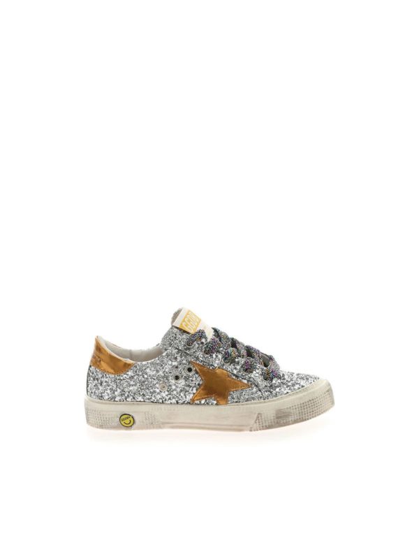 GOLDEN GOOSE: Zapatillas - Zapatillas - Plata