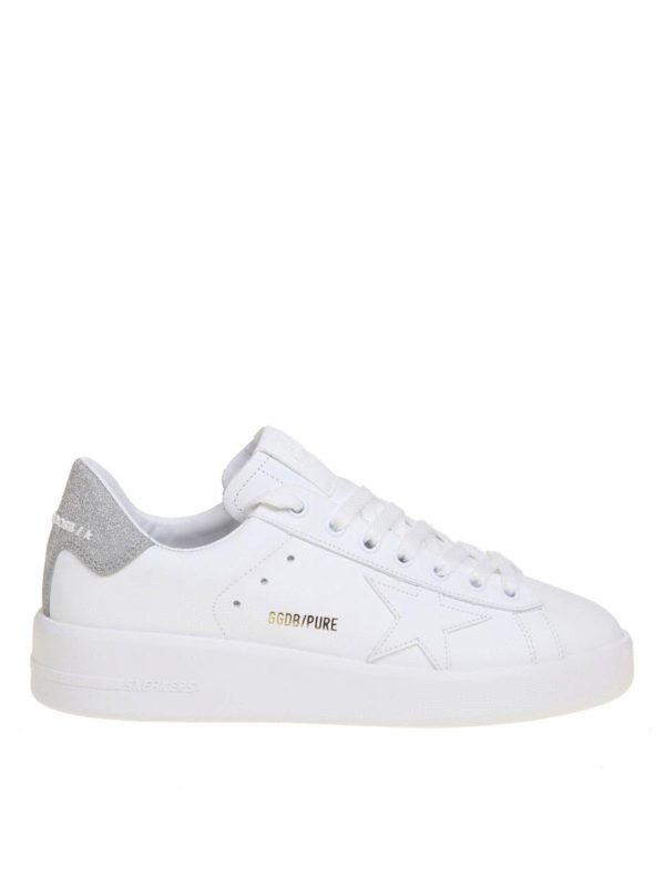 GOLDEN GOOSE: trainers - Pure Star sneakers in white