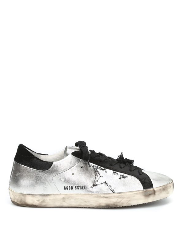 GOLDEN GOOSE: trainers - Superstar dirty effect sneakers