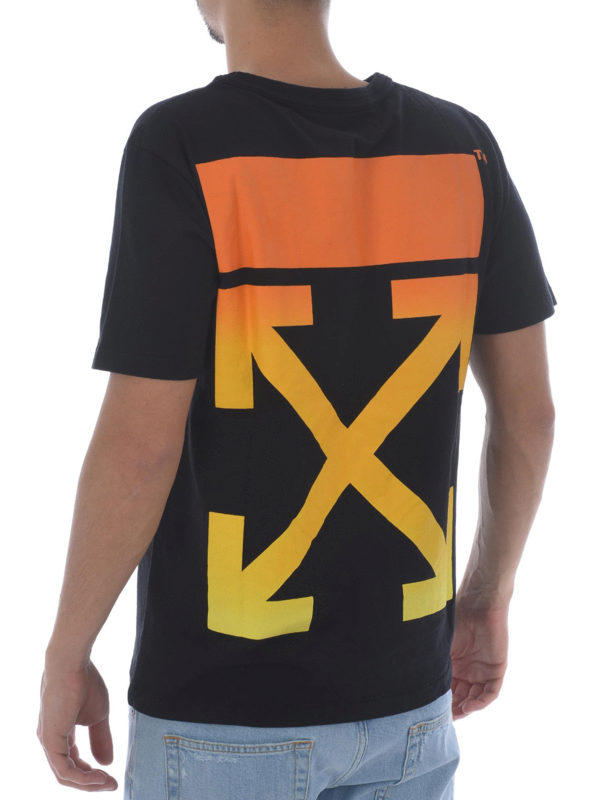 Gradient Caravaggio slim T-shirt shop online: OFF-WHITE