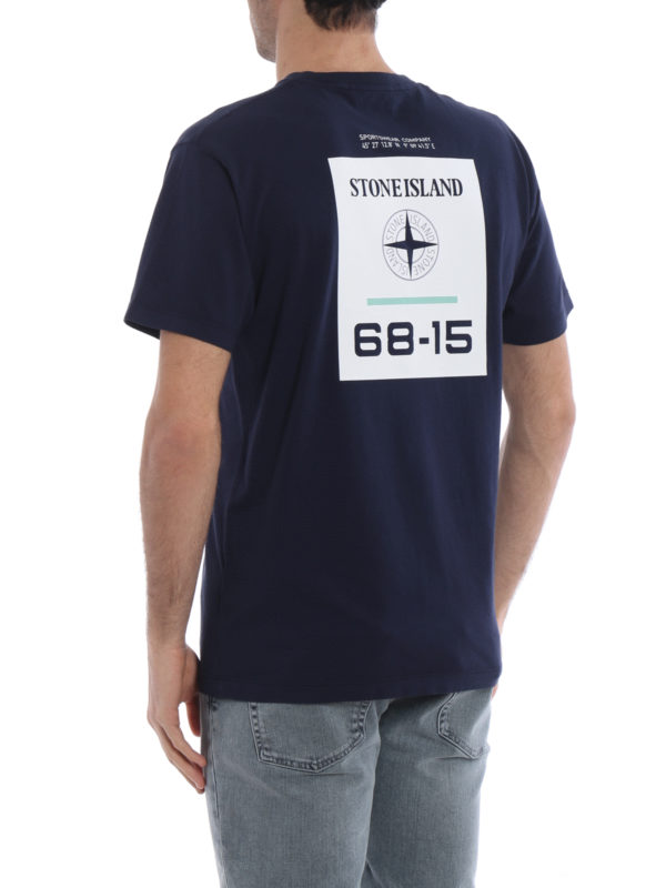 Stone Island Graphic Eight dark blue T-shirt - Men|2NS87V0026